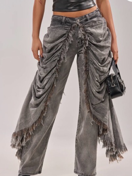 Akira Wow Wow Wow Denim Pant Size Ll